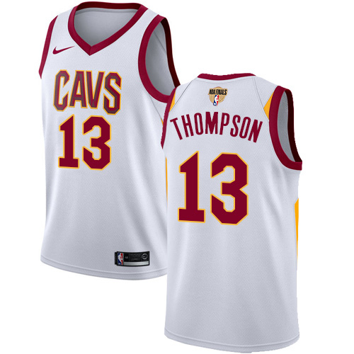 Nike Cavaliers #13 Tristan Thompson White The Finals Patch NBA Swingman Association Edition Jersey Nike Cavaliers #13 Tristan Thompson White The Finals Patch NBA Swingman Association Edition Jersey