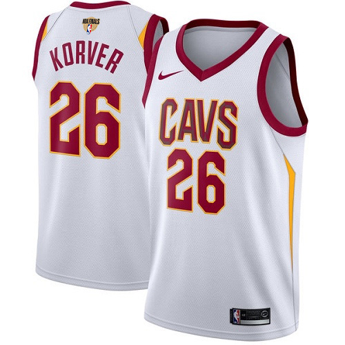 Nike Cavaliers #26 Kyle Korver White The Finals Patch NBA Swingman Association Edition Jersey Nike Cavaliers #26 Kyle Korver White The Finals Patch NBA Swingman Association Edition Jersey