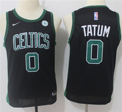 Nike Celtics #0 Jayson Tatum Black Youth NBA Swingman Statement Edition Jersey Nike Celtics #0 Jayson Tatum Black Youth NBA Swingman Statement Edition Jersey