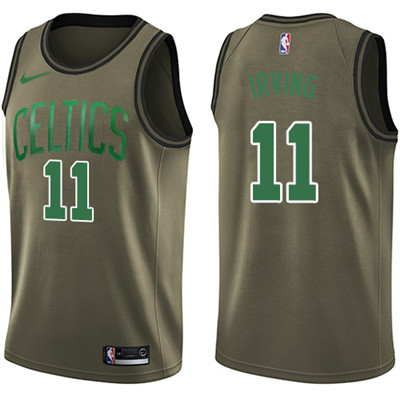 Nike Celtics #11 Kyrie Irving Green Salute to Service Youth NBA Swingman Jersey Nike Celtics #11 Kyrie Irving Green Salute to Service Youth NBA Swingman Jersey