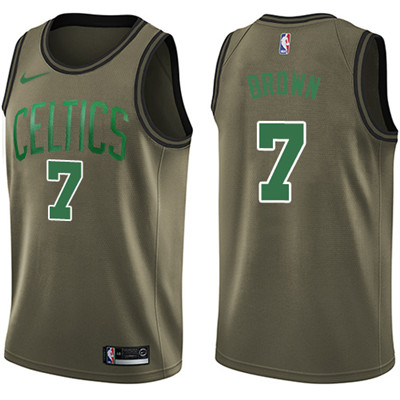Nike Celtics #7 Jaylen Brown Green Salute to Service Youth NBA Swingman Jersey Nike Celtics #7 Jaylen Brown Green Salute to Service Youth NBA Swingman Jersey