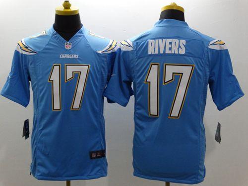 Nike Chargers #17 Philip Rivers Electric Blue Alternate Men's Stitched NFL Vapor Untouchable Limited Jersey