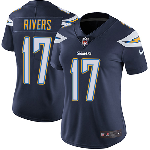 Nike Chargers #17 Philip Rivers Navy Blue Team Color Women's Stitched NFL Vapor Untouchable Limited Jersey Nike Chargers #17 Philip Rivers Navy Blue Team Color Women's Stitched NFL Vapor Untouchable Limited Jersey