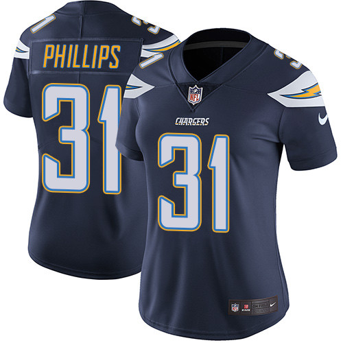 Nike Chargers #31 Adrian Phillips Navy Blue Team Color Women's Stitched NFL Vapor Untouchable Limited Jersey Nike Chargers #31 Adrian Phillips Navy Blue Team Color Women's Stitched NFL Vapor Untouchable Limited Jersey