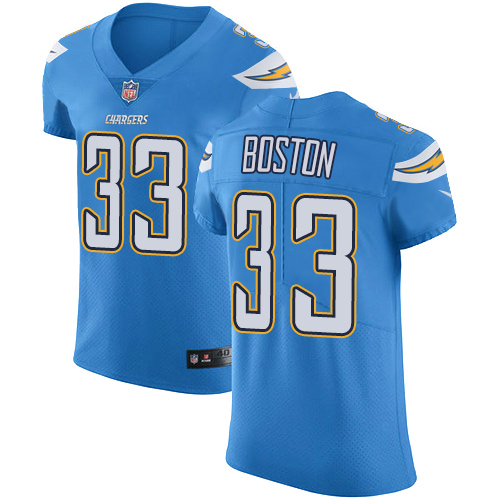 Nike Chargers #33 Tre Boston Electric Blue Alternate Men's Stitched NFL Vapor Untouchable Elite Jersey Nike Chargers #33 Tre Boston Electric Blue Alternate Men's Stitched NFL Vapor Untouchable Elite Jersey