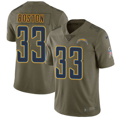 Nike Chargers #33 Tre Boston Olive Youth Stitched NFL Limited 2017 Salute to Service Jersey Nike Chargers #33 Tre Boston Olive Youth Stitched NFL Limited 2017 Salute to Service Jersey