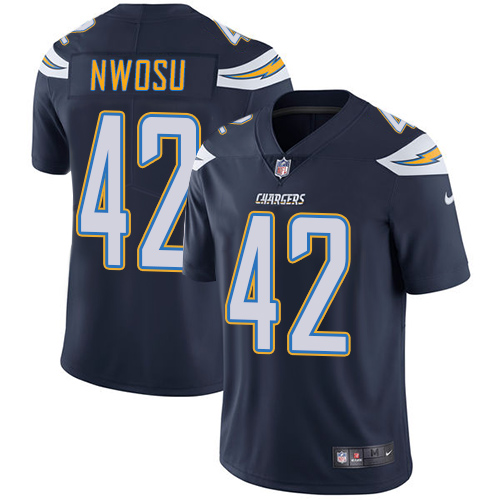 Nike Chargers #42 Uchenna Nwosu Navy Blue Team Color Youth Stitched NFL Vapor Untouchable Limited Jersey Nike Chargers #42 Uchenna Nwosu Navy Blue Team Color Youth Stitched NFL Vapor Untouchable Limited Jersey