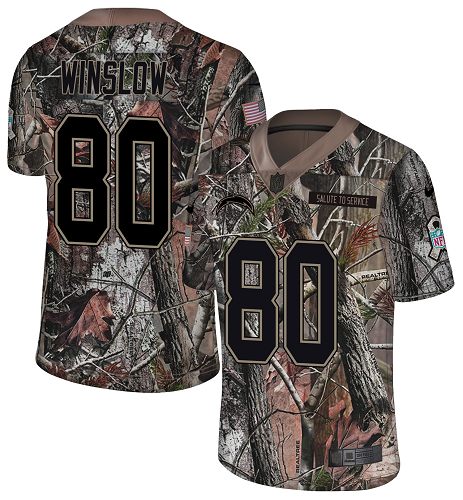 Nike Chargers #80 Kellen Winslow Camo Youth Stitched NFL Limited Rush Realtree Jersey Nike Chargers #80 Kellen Winslow Camo Youth Stitched NFL Limited Rush Realtree Jersey