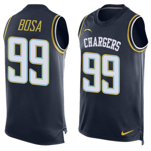 Nike Chargers #99 Joey Bosa Navy Blue Team Color Men's Stitched NFL Limited Tank Top Jersey Nike Chargers #99 Joey Bosa Navy Blue Team Color Men's Stitched NFL Limited Tank Top Jersey