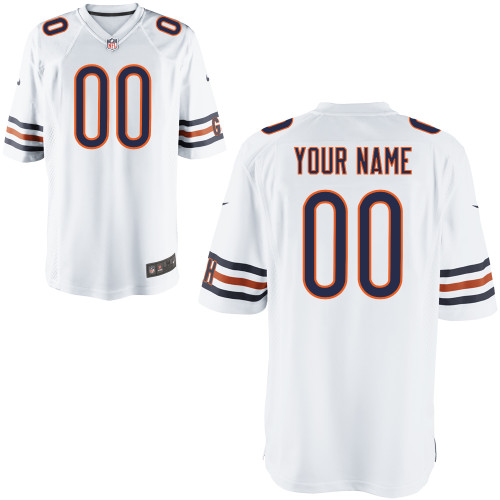 Nike Chicago Bears Youth Customized Game White Jersey Nike Chicago Bears Youth Customized Game White Jersey