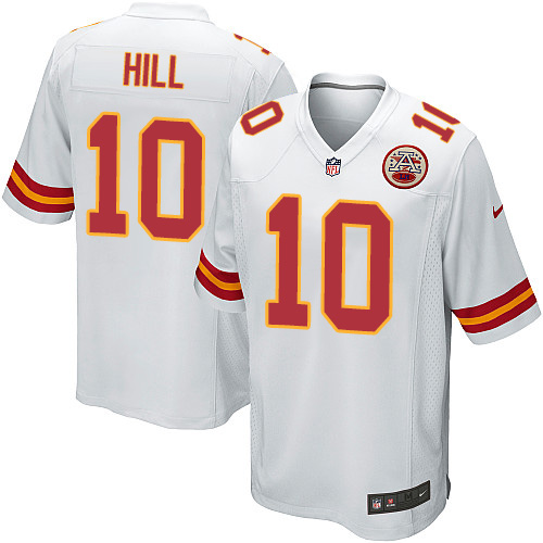 Nike Chiefs #10 Tyreek Hill White Youth Stitched NFL Elite Jersey Nike Chiefs #10 Tyreek Hill White Youth Stitched NFL Elite Jersey
