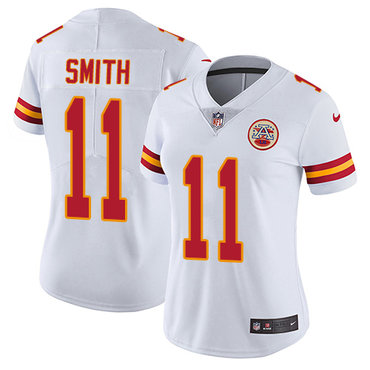 Nike Chiefs #11 Alex Smith White Women's Stitched NFL Vapor Untouchable Limited Jersey Nike Chiefs #11 Alex Smith White Women's Stitched NFL Vapor Untouchable Limited Jersey