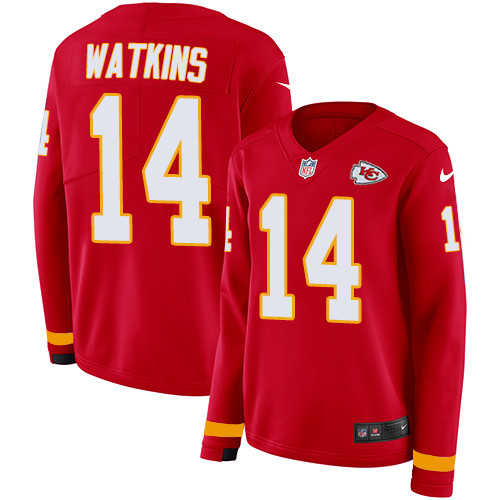 Nike Chiefs #14 Sammy Watkins Red Team Color Women's Stitched