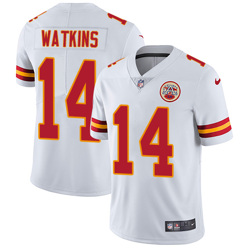 Nike Chiefs #14 Sammy Watkins White Youth Stitched NFL Vapor Untouchable Limited Jersey Nike Chiefs #14 Sammy Watkins White Youth Stitched NFL Vapor Untouchable Limited Jersey
