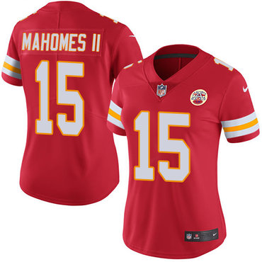 Nike Chiefs #15 Patrick Mahomes II Red Women's Stitched NFL Limited Rush Jersey Nike Chiefs #15 Patrick Mahomes II Red Women's Stitched NFL Limited Rush Jersey