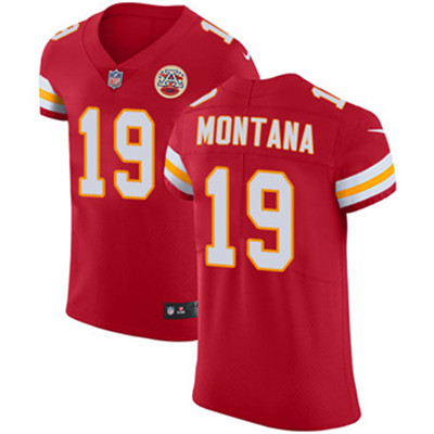 Nike Chiefs #19 Joe Montana Red Team Color Men's Stitched NFL Vapor Untouchable Elite Jersey Nike Chiefs #19 Joe Montana Red Team Color Men's Stitched NFL Vapor Untouchable Elite Jersey