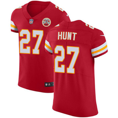 Nike Chiefs #27 Kareem Hunt Red Team Color Men's Stitched NFL Vapor Untouchable Elite Jersey Nike Chiefs #27 Kareem Hunt Red Team Color Men's Stitched NFL Vapor Untouchable Elite Jersey