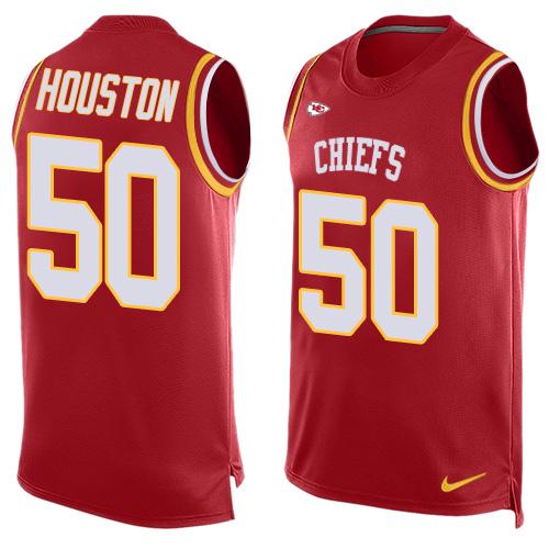 Nike Chiefs #50 Justin Houston Red Team Color Men's Stitched NFL Limited Tank Top Jersey Nike Chiefs #50 Justin Houston Red Team Color Men's Stitched NFL Limited Tank Top Jersey
