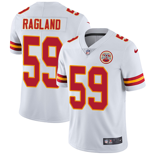 Nike Chiefs #59 Reggie Ragland White Men's Stitched NFL Vapor Untouchable Limited Jersey Nike Chiefs #59 Reggie Ragland White Men's Stitched NFL Vapor Untouchable Limited Jersey