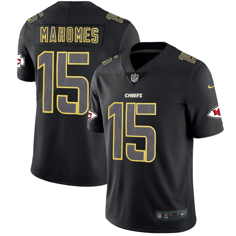 Nike Chiefs 15 Patrick Mahomes Black Impact Rush Limited Jersey Nike Chiefs 15 Patrick Mahomes Black Impact Rush Limited Jersey