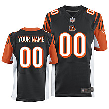 Nike Cincinnati Bengals Black Customized Elite Jerseys