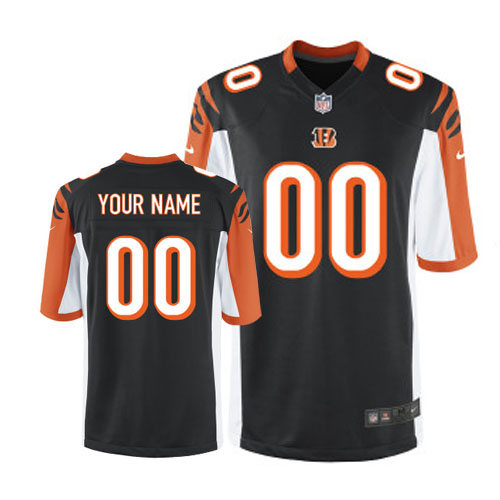 Nike Cincinnati Bengals Customized Game Black Jerseys