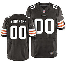 Nike Cleveland Browns Brown Customized Elite Jerseys