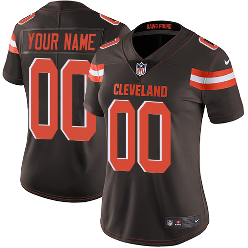 Nike Cleveland Browns Limited Brown Home Women's Jersey NFL Vapor Untouchable Customized jerseys Nike Cleveland Browns Limited Brown Home Women's Jersey NFL Vapor Untouchable Customized jerseys