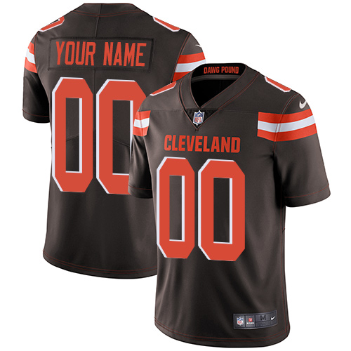 Nike Cleveland Browns Limited Brown Home Youth Jersey NFL  Vapor Untouchable Customized jerseys