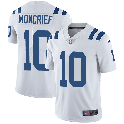 Nike Colts #10 Donte Moncrief White Men's Stitched NFL Vapor Untouchable Limited Jersey
