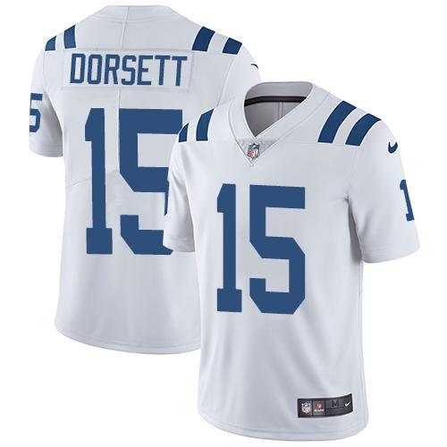 Nike Colts #15 Phillip Dorsett White Youth Stitched NFL Vapor Untouchable Limited Jersey Nike Colts #15 Phillip Dorsett White Youth Stitched NFL Vapor Untouchable Limited Jersey