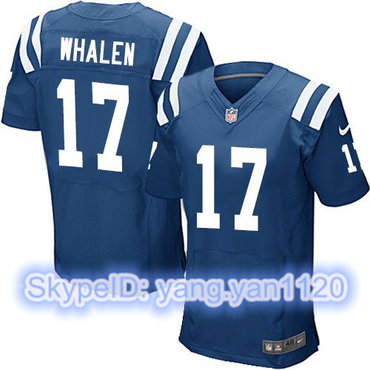Nike Colts #17 Griff Whalen Royal Blue Team Color Men's Stitched NFL Elite Jersey