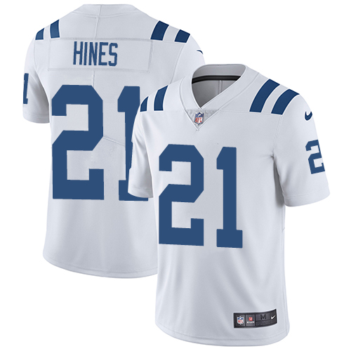 Nike Colts #21 Nyheim Hines White Men's Stitched NFL Vapor Untouchable Limited Jersey Nike Colts #21 Nyheim Hines White Men's Stitched NFL Vapor Untouchable Limited Jersey