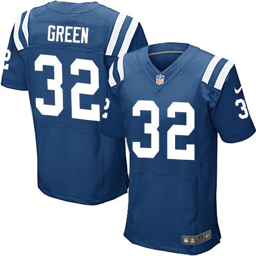 Nike Colts #32 T.J. Green Royal Blue Team Color Men's Stitched NFL Elite Jersey Nike Colts #32 T.J. Green Royal Blue Team Color Men's Stitched NFL Elite Jersey