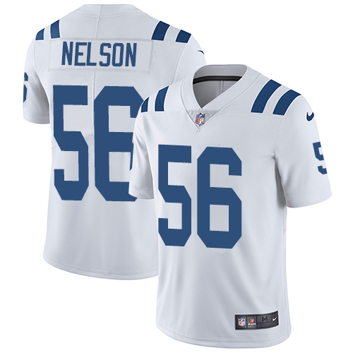 Nike Colts #56 Quenton Nelson White Men's Stitched NFL Vapor Untouchable Limited Jersey Nike Colts #56 Quenton Nelson White Men's Stitched NFL Vapor Untouchable Limited Jersey