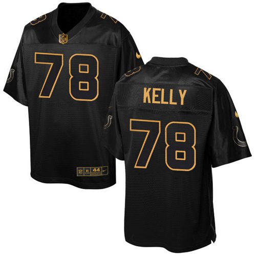 Nike Colts #78 Ryan Kelly Black Men's Stitched NFL Elite Pro Line Gold Collection Jersey Nike Colts #78 Ryan Kelly Black Men's Stitched NFL Elite Pro Line Gold Collection Jersey