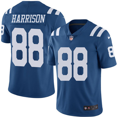Nike Colts #88 Marvin Harrison Royal Blue Youth Stitched NFL Limited Rush Jersey