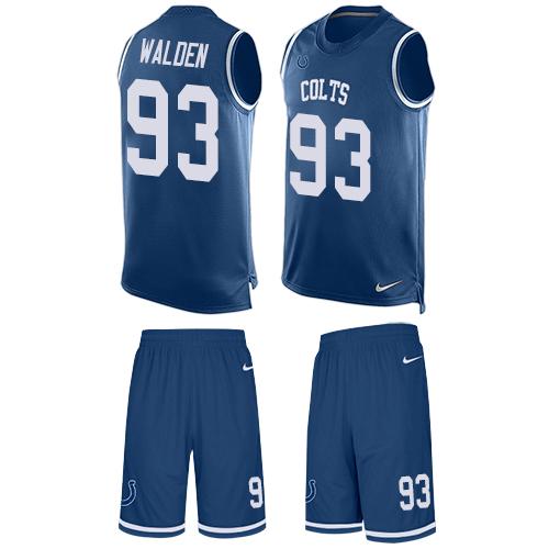 Nike Colts #93 Erik Walden Royal Blue Team Color Men's Stitched NFL Limited Tank Top Suit Jersey Nike Colts #93 Erik Walden Royal Blue Team Color Men's Stitched NFL Limited Tank Top Suit Jersey
