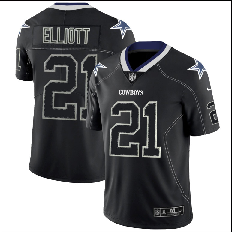 Nike Cowboys #21 Ezekiel Elliott Black Shadow Legend Limited Jersey Nike Cowboys #21 Ezekiel Elliott Black Shadow Legend Limited Jersey
