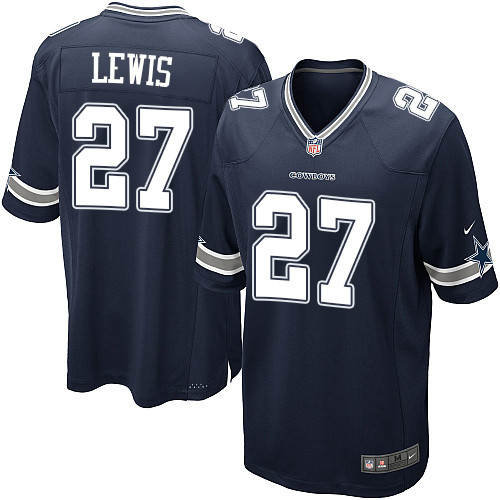Nike Cowboys #27 Jourdan Lewis Navy Blue Men's Team Color NFL Game Jersey