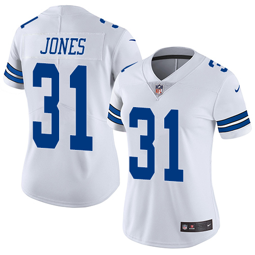 Nike Cowboys #31 Byron Jones White Women's Stitched NFL Vapor Untouchable Limited Jersey Nike Cowboys #31 Byron Jones White Women's Stitched NFL Vapor Untouchable Limited Jersey