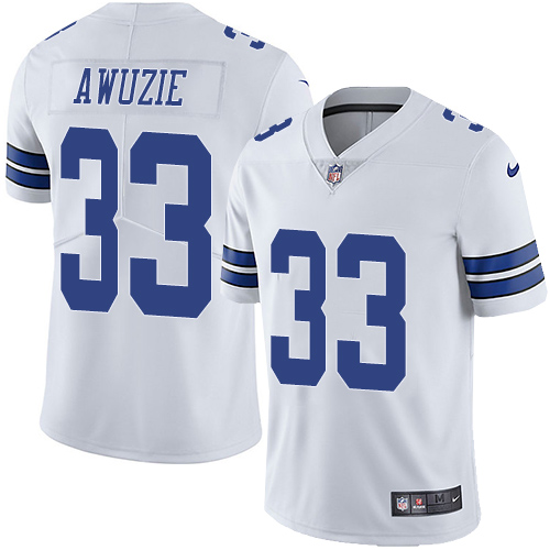 Nike Cowboys #33 Chidobe Awuzie White Men's Stitched NFL Vapor Untouchable Limited Jersey Nike Cowboys #33 Chidobe Awuzie White Men's Stitched NFL Vapor Untouchable Limited Jersey