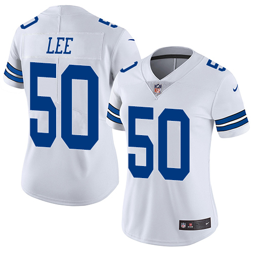 Nike Cowboys #50 Sean Lee White Women's Stitched NFL Vapor Untouchable Limited Jersey Nike Cowboys #50 Sean Lee White Women's Stitched NFL Vapor Untouchable Limited Jersey