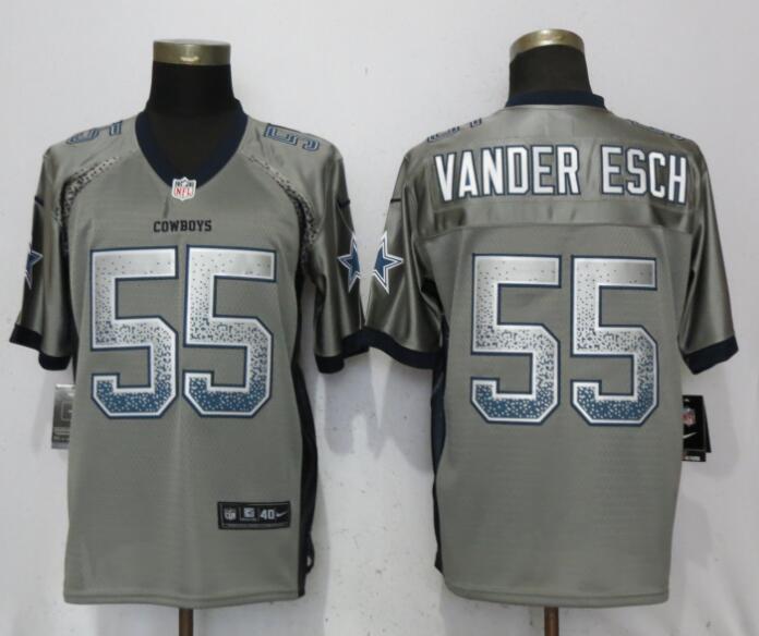 Nike Cowboys #55 Leighton Vander Esch Gray Drift Fashion Elite Jersey Nike Cowboys #55 Leighton Vander Esch Gray Drift Fashion Elite Jersey