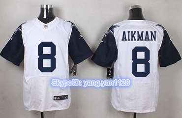Nike Cowboys #8 Troy Aikman White Men's Stitched NFL Elite Rush Jersey Nike Cowboys #8 Troy Aikman White Men's Stitched NFL Elite Rush Jersey
