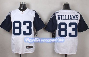 Nike Cowboys #83 Terrance Williams White Men's Stitched NFL Elite Rush Jersey