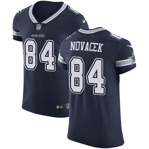 Nike Cowboys #84 Jay Novacek Navy Blue Team Color Men's Stitched NFL Vapor Untouchable Elite Jersey
