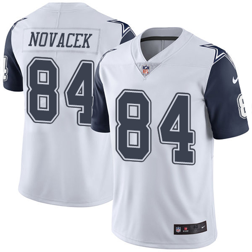 Nike Cowboys #84 Jay Novacek White Men's Rush Vapor Untouchable NFL Elite  Jersey