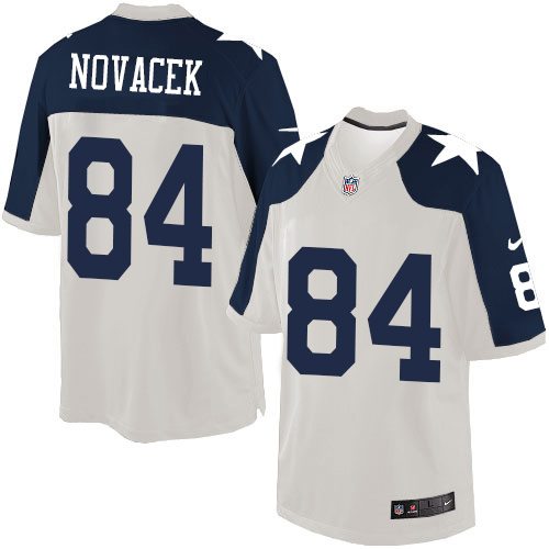 Nike Cowboys #84 Jay Novacek White Throwback Alternate NFL Limited Jersey Nike Cowboys #84 Jay Novacek White Throwback Alternate NFL Limited Jersey