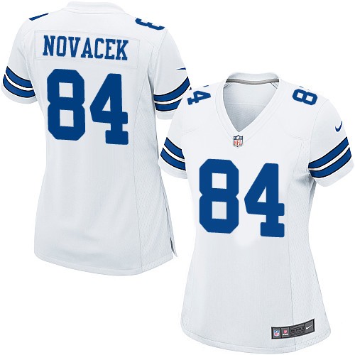 Nike Cowboys #84 Jay Novacek White Women's NFL Game Jersey Nike Cowboys #84 Jay Novacek White Women's NFL Game Jersey